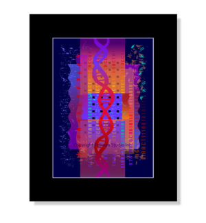 Lynn Fellman's "Helix” fine art prints celebrate the dynamic quality of the genome.