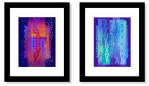 Double Helix inspired fine art prints by Lynn Fellman at FellmanStudio.com.