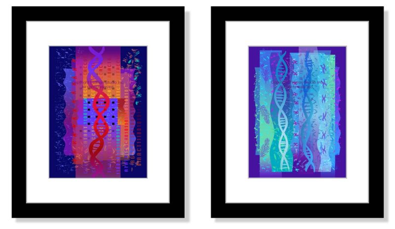 Double Helix inspired fine art prints by Lynn Fellman at FellmanStudio.com.
